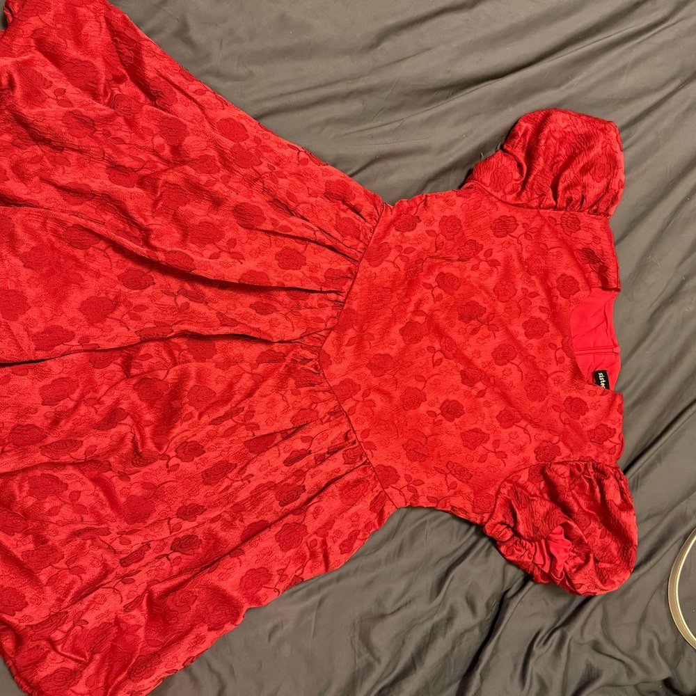 Sister Jane Scarlet Floral Mini Dress